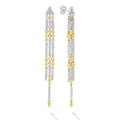 Studio 18K Two-Tone Diamond Earrings