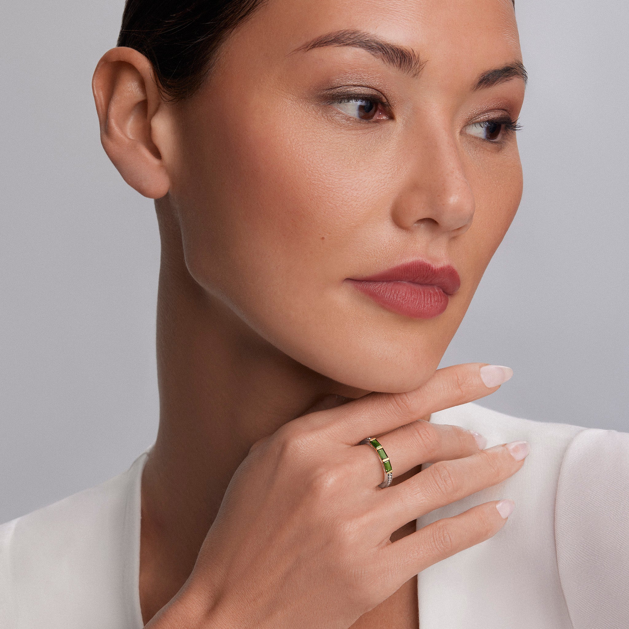 Rittenhouse Green Tourmaline Stacking Ring