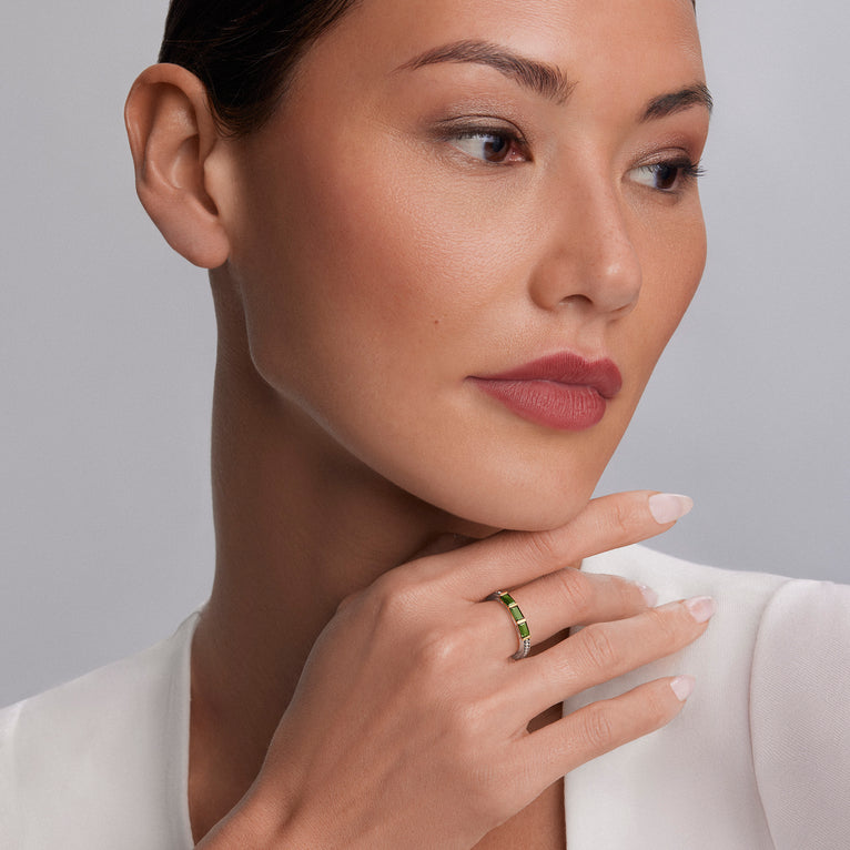 Rittenhouse Green Tourmaline Stacking Ring