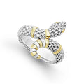 two tone snake ring