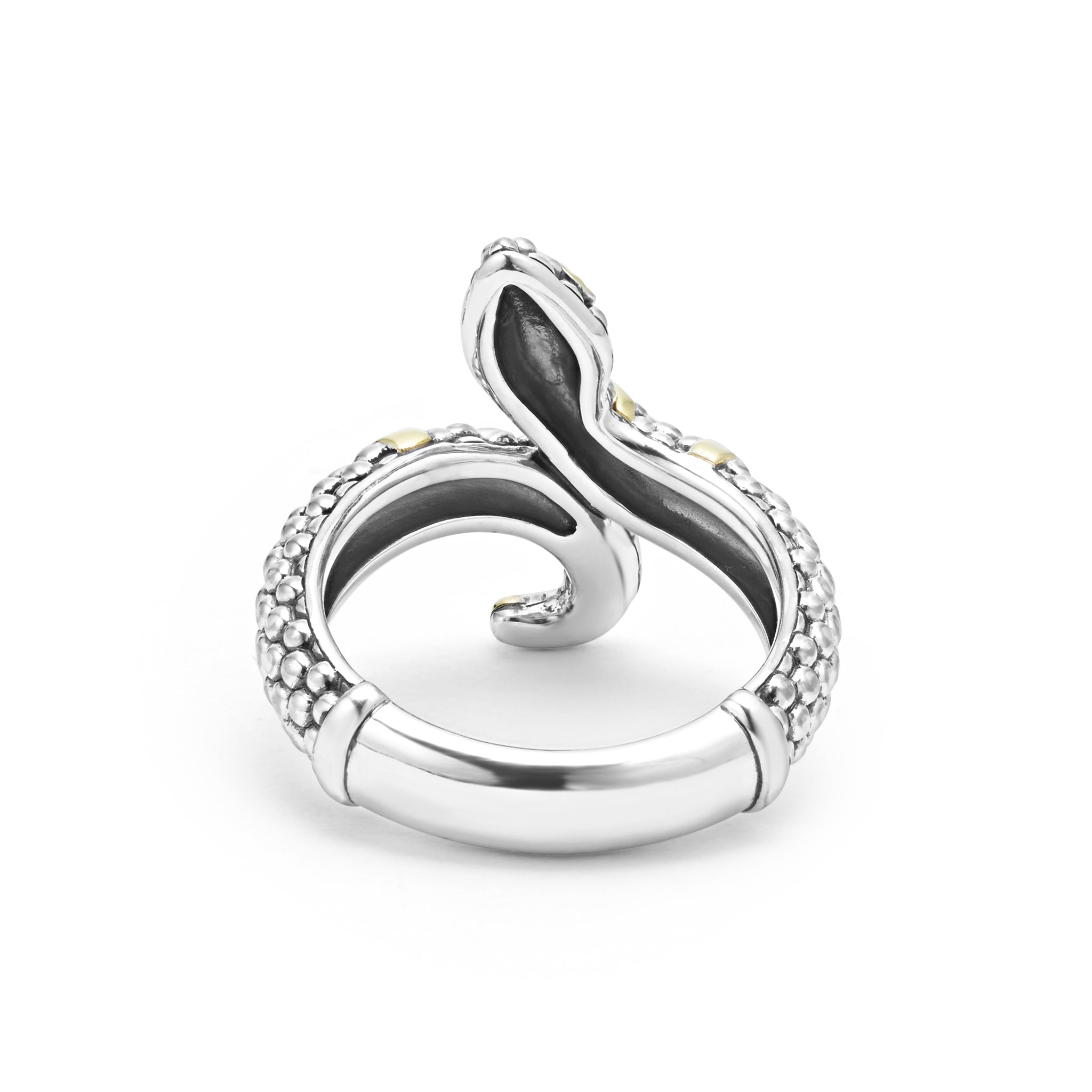 two tone snake ring