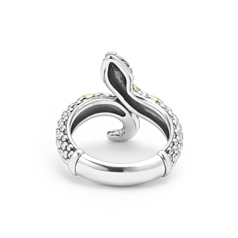 two tone snake ring