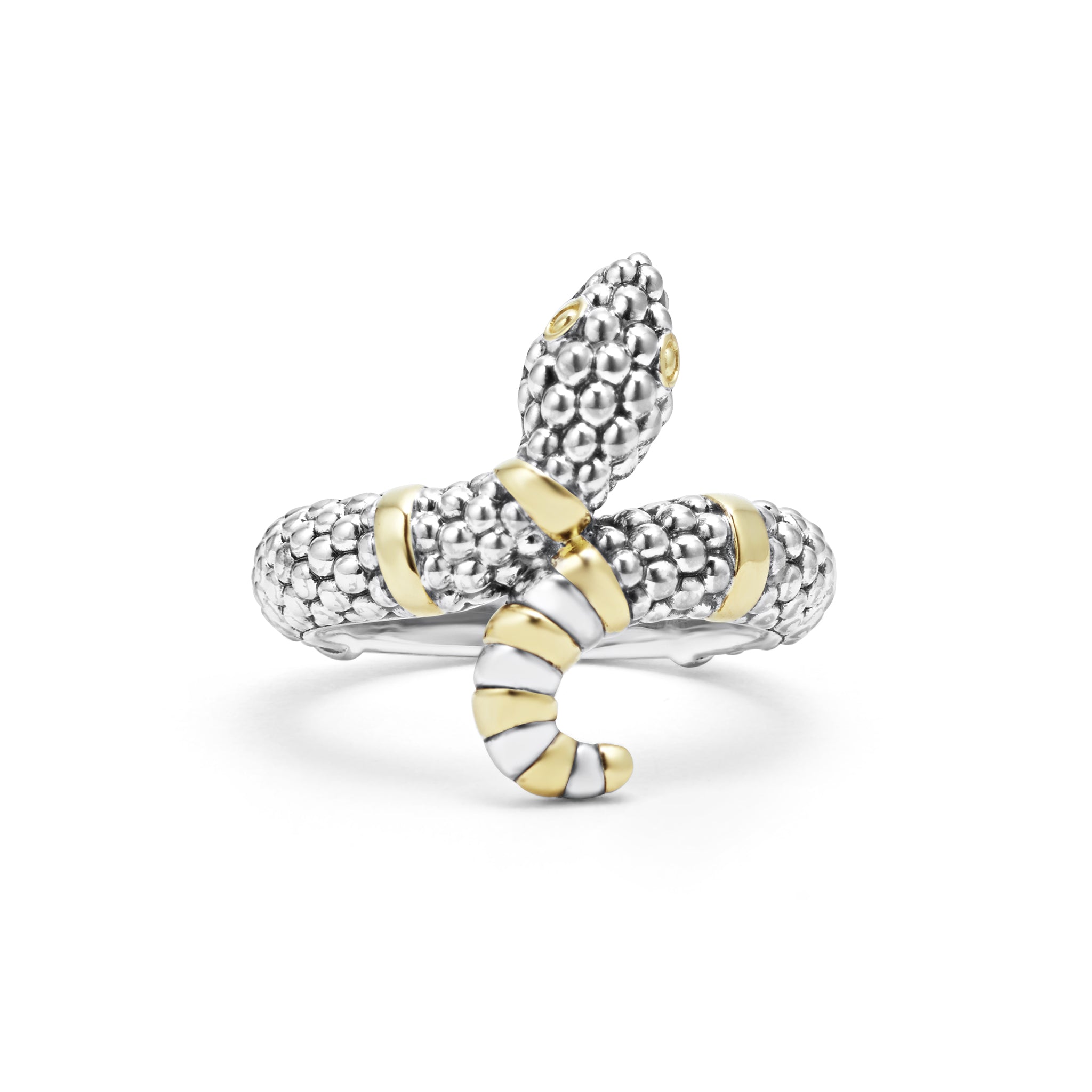 two tone snake ring