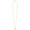 Caviar Gold 18K Gold Mini Lock and Key Pendant Necklace