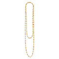 Studio 18K Orange Sapphire Necklace