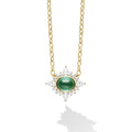 Studio 18K Diamond and Indicolite Necklace