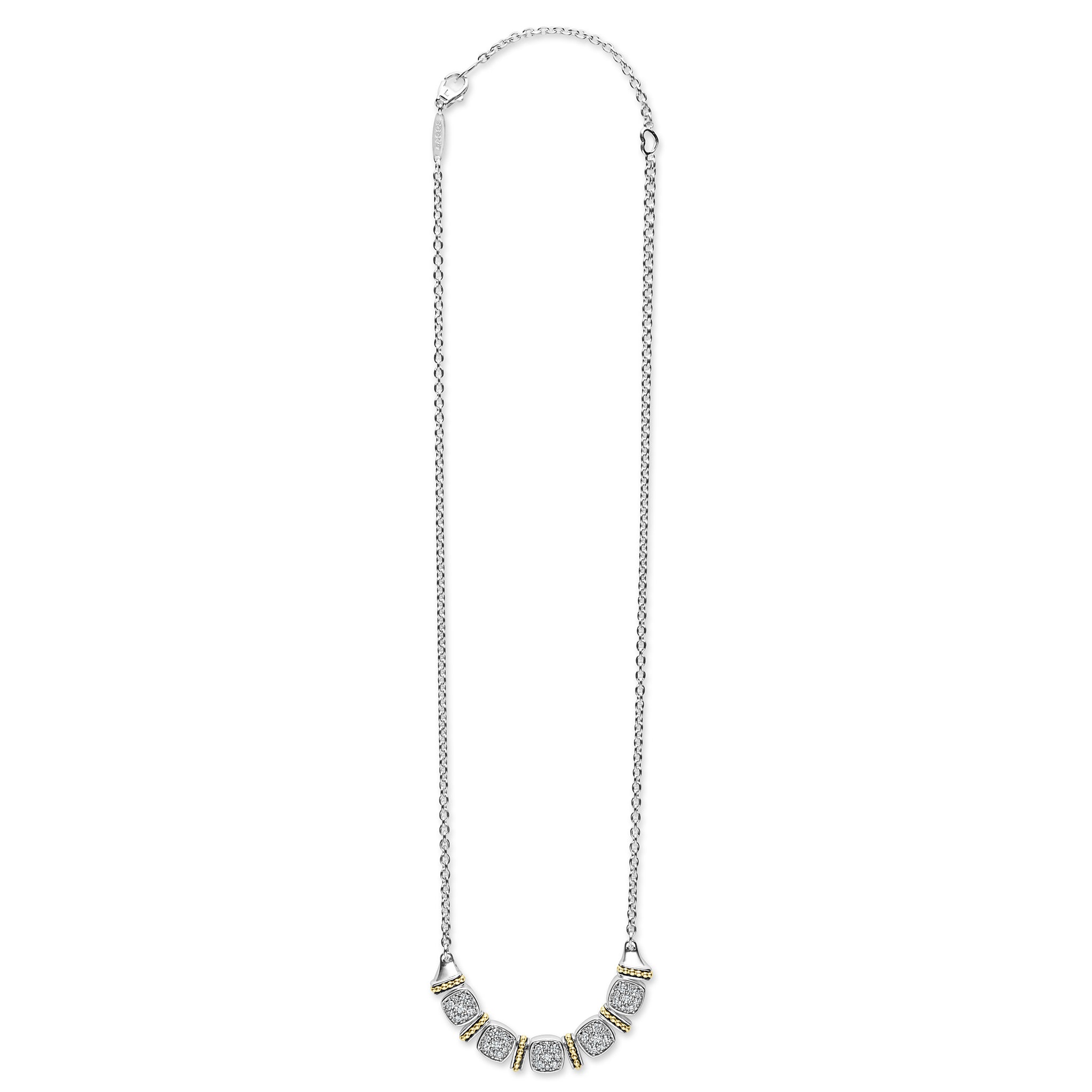 Rittenhouse Two-Tone Five Station Diamond Necklace