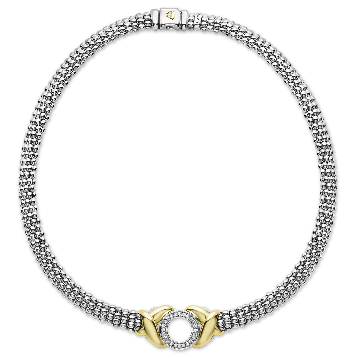 18K Gold XO Diamond Necklace | LAGOS Jewelry