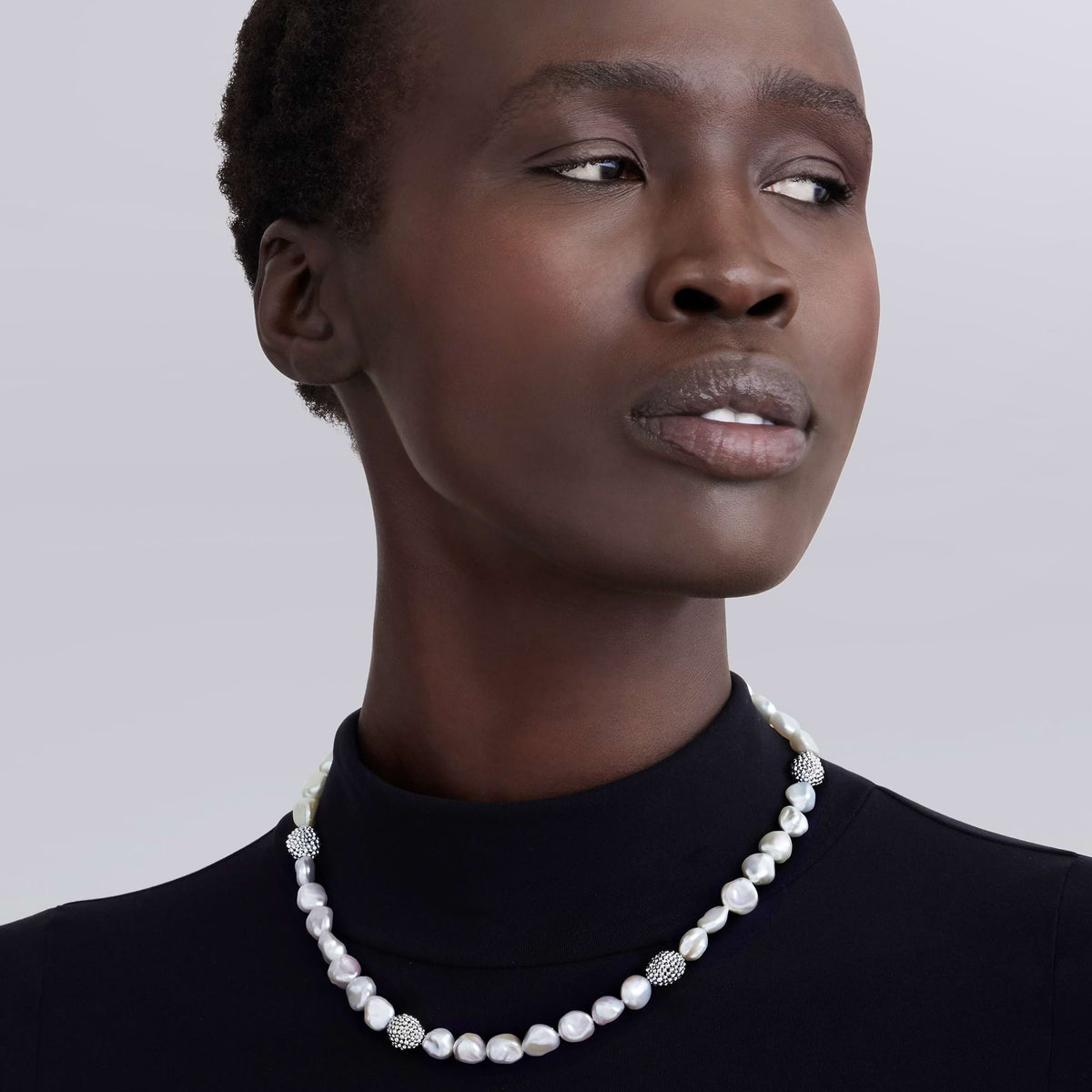 Keshi Pearl Necklace | 18 inch | LAGOS Jewelry