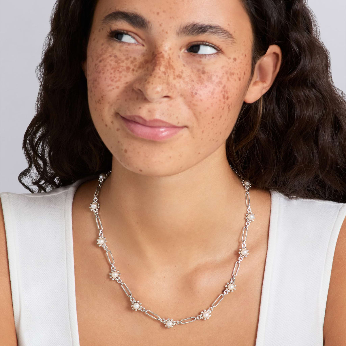 Fleur Pearl Link Necklace | LAGOS Jewelry