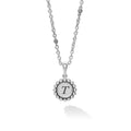 Signature Caviar Sterling Silver Circle Pendant Necklace