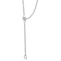 Spring ring clasp on the Sterling Silver Cushion-Cut Peridot Pendant Necklace