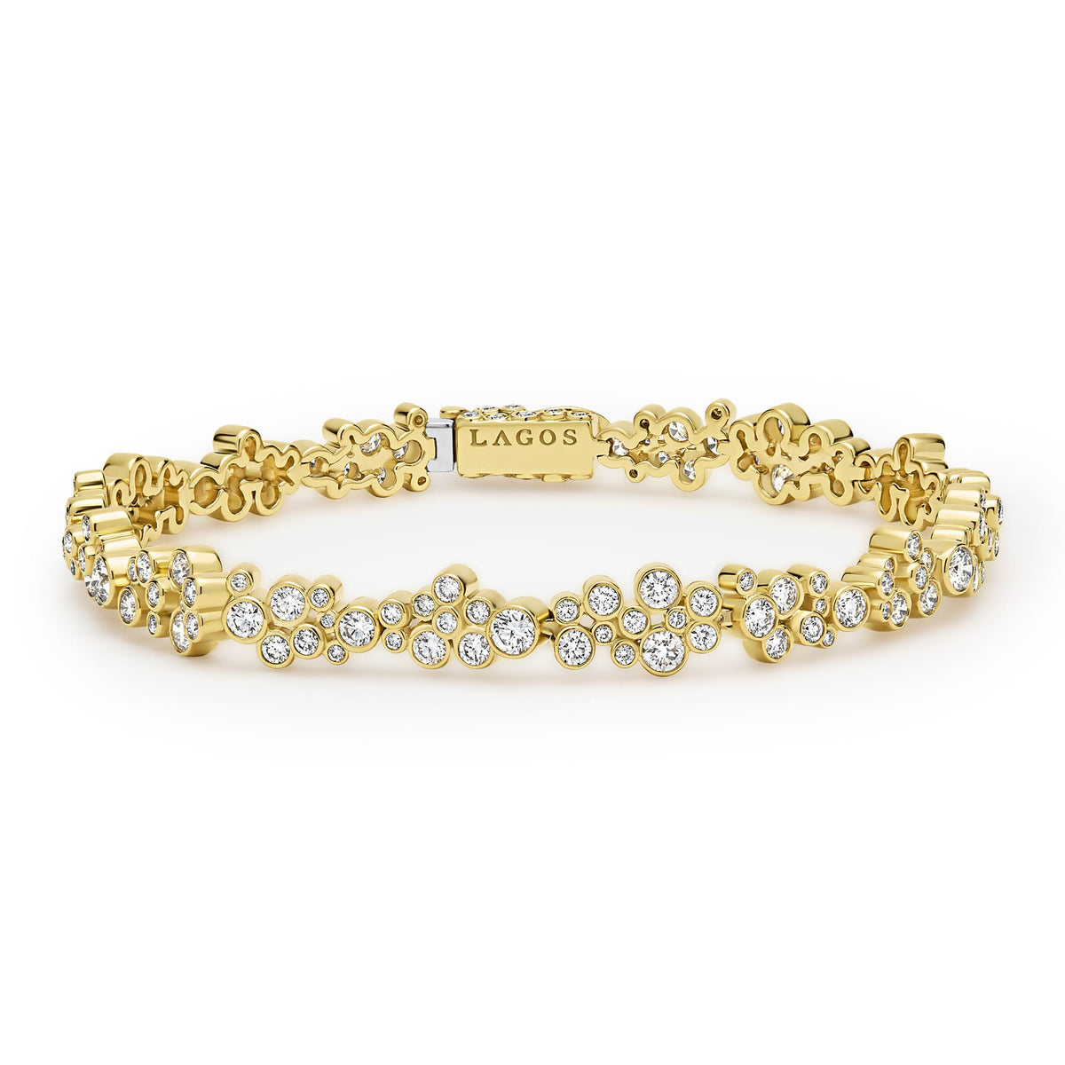 18K Gold Diamond Cluster Bracelet | LAGOS Jewelry