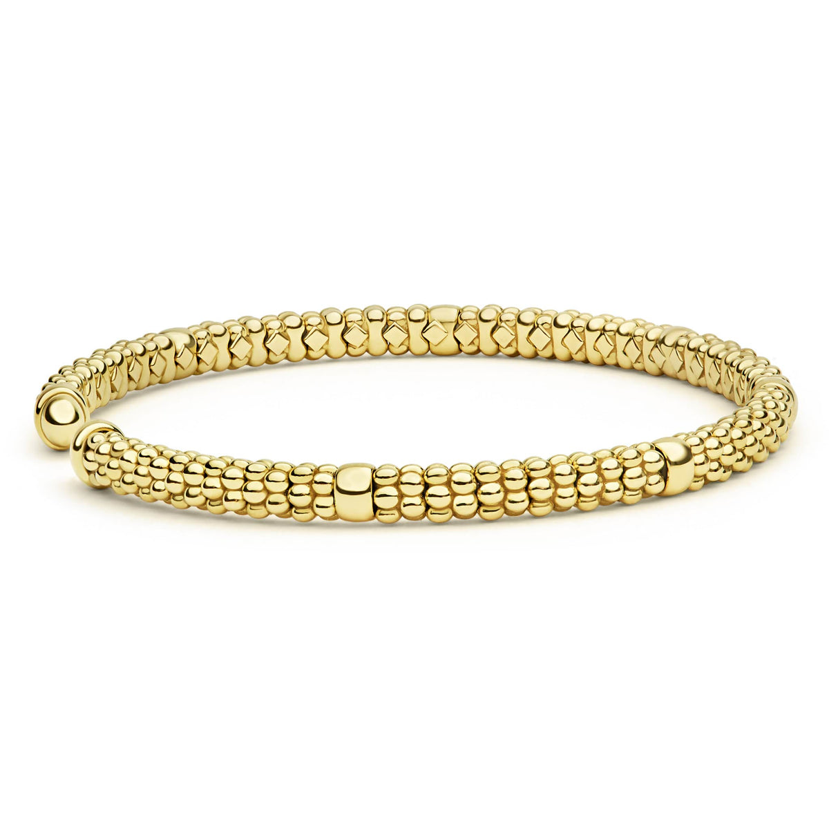 18K Gold Mini Versa Torque Bracelet 3mm | LAGOS Jewelry
