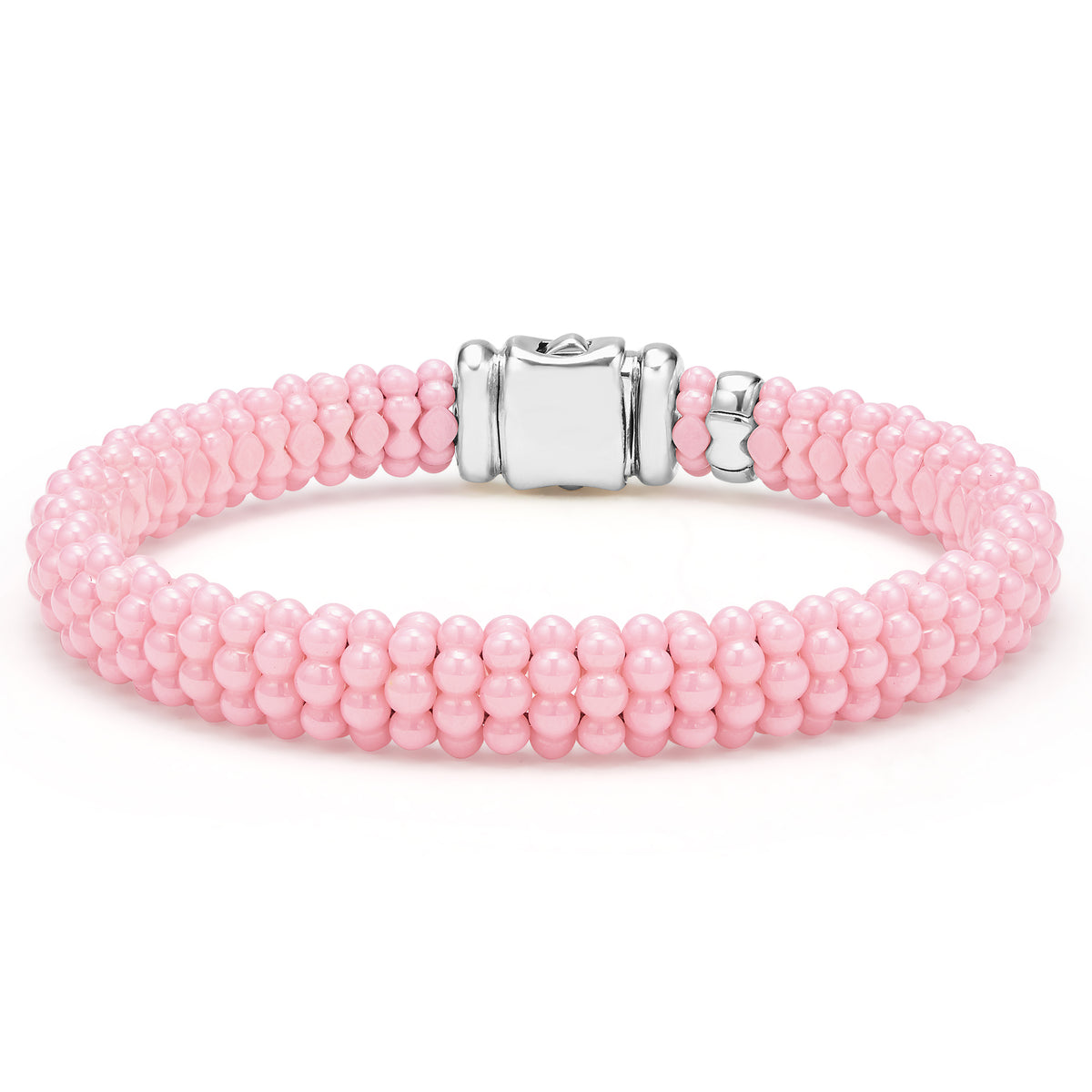 Pink Ceramic Beaded Bracelet 9mm | LAGOS Jewelry