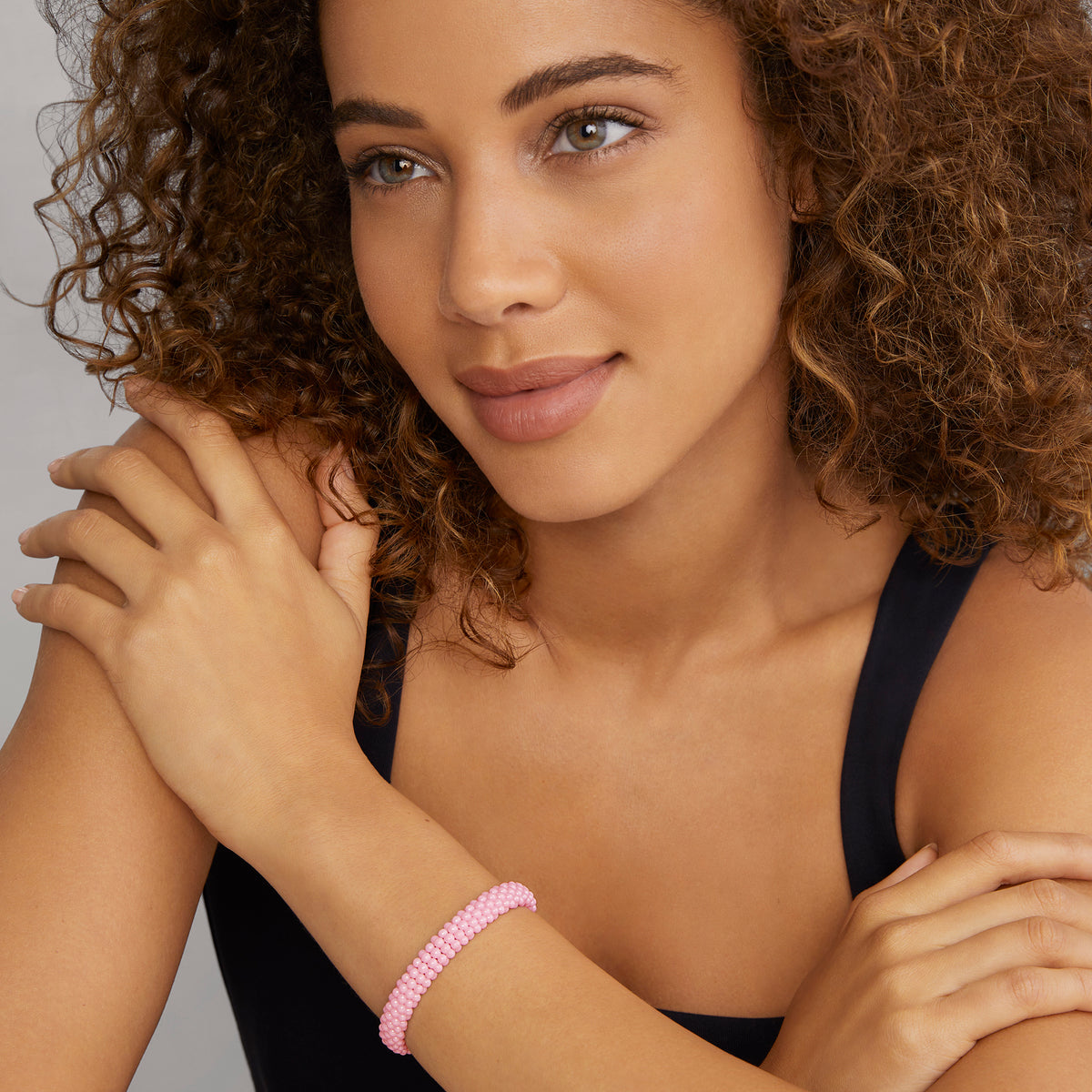 Pink Ceramic Beaded Bracelet 9mm | LAGOS Jewelry