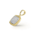 Caviar Gold 18K Gold Pave Diamond Pendant
