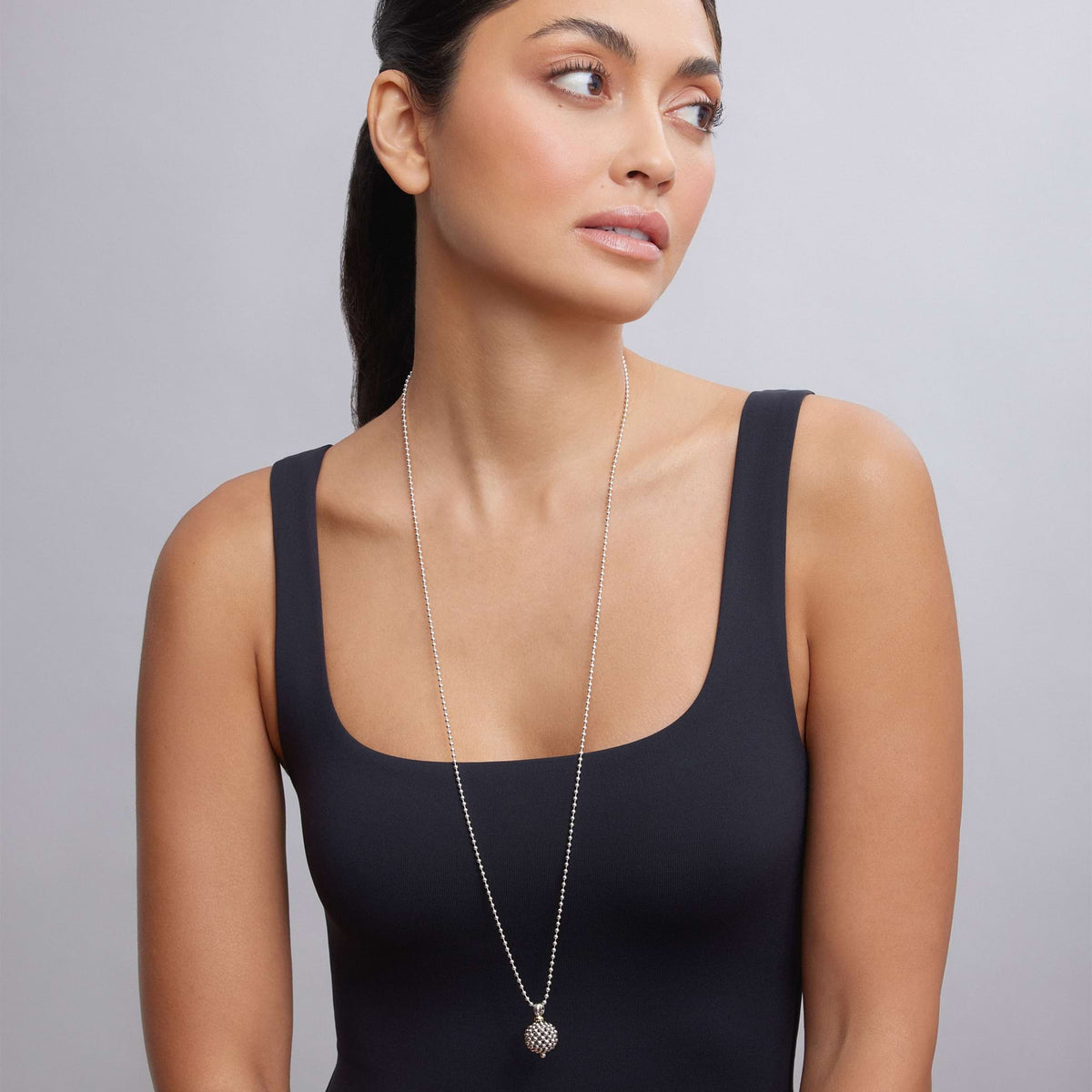 Signature Caviar Caviar Ball Pendant Necklace – LAGOS