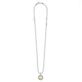 Signature Caviar N Initial Charm Necklace features a sterling silver beaded chain with an 18K gold 'N' pendant, showcasing LAGOS' refined craftsmanship and timeless elegance.