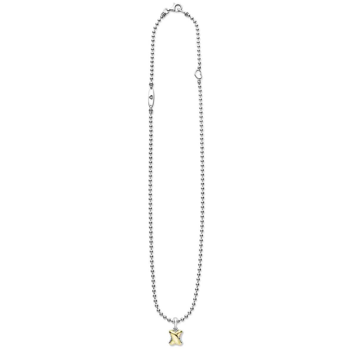 Two-Tone X Pendant Necklace | LAGOS Jewelry
