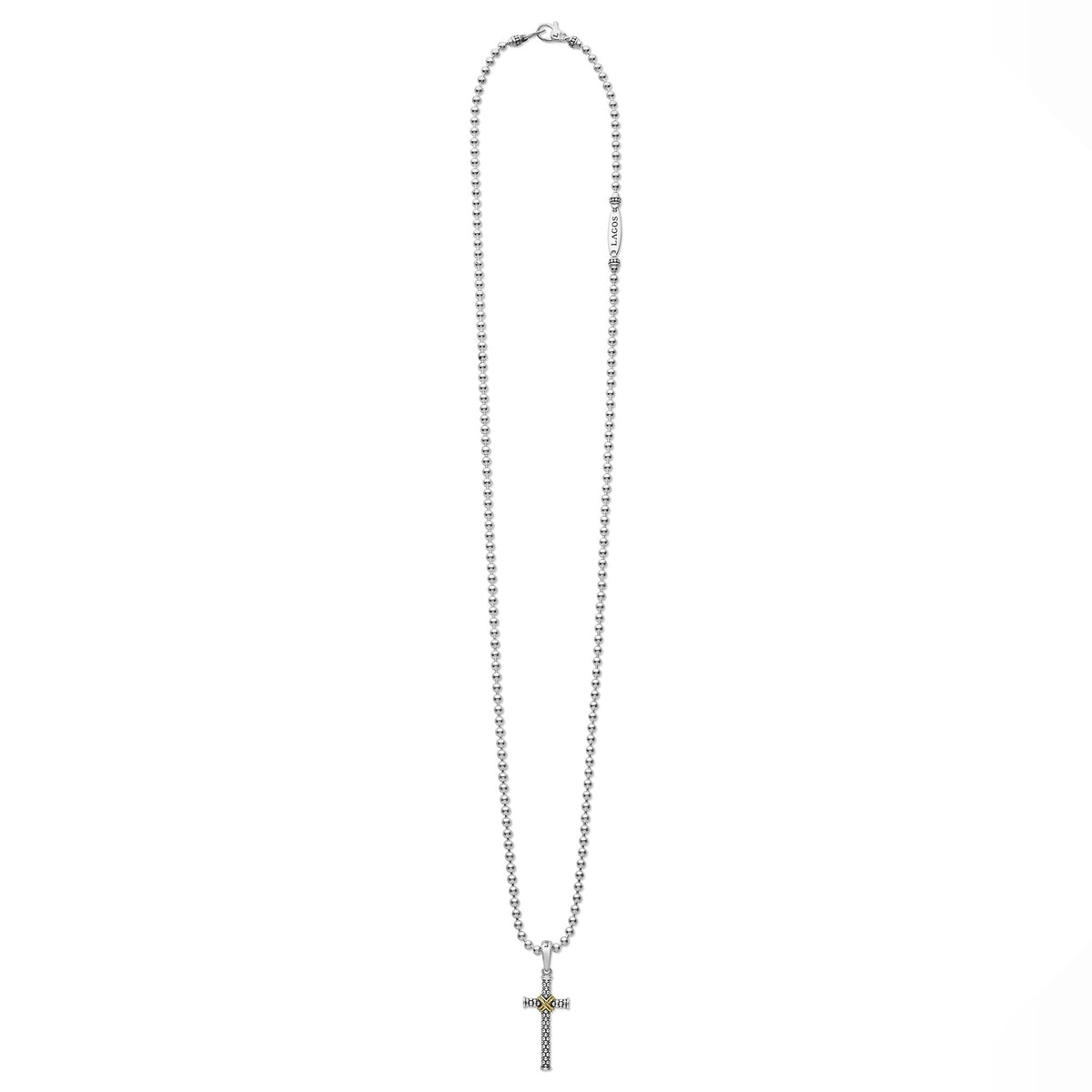 Two-Tone Cross Amulet Necklace | LAGOS Jewelry