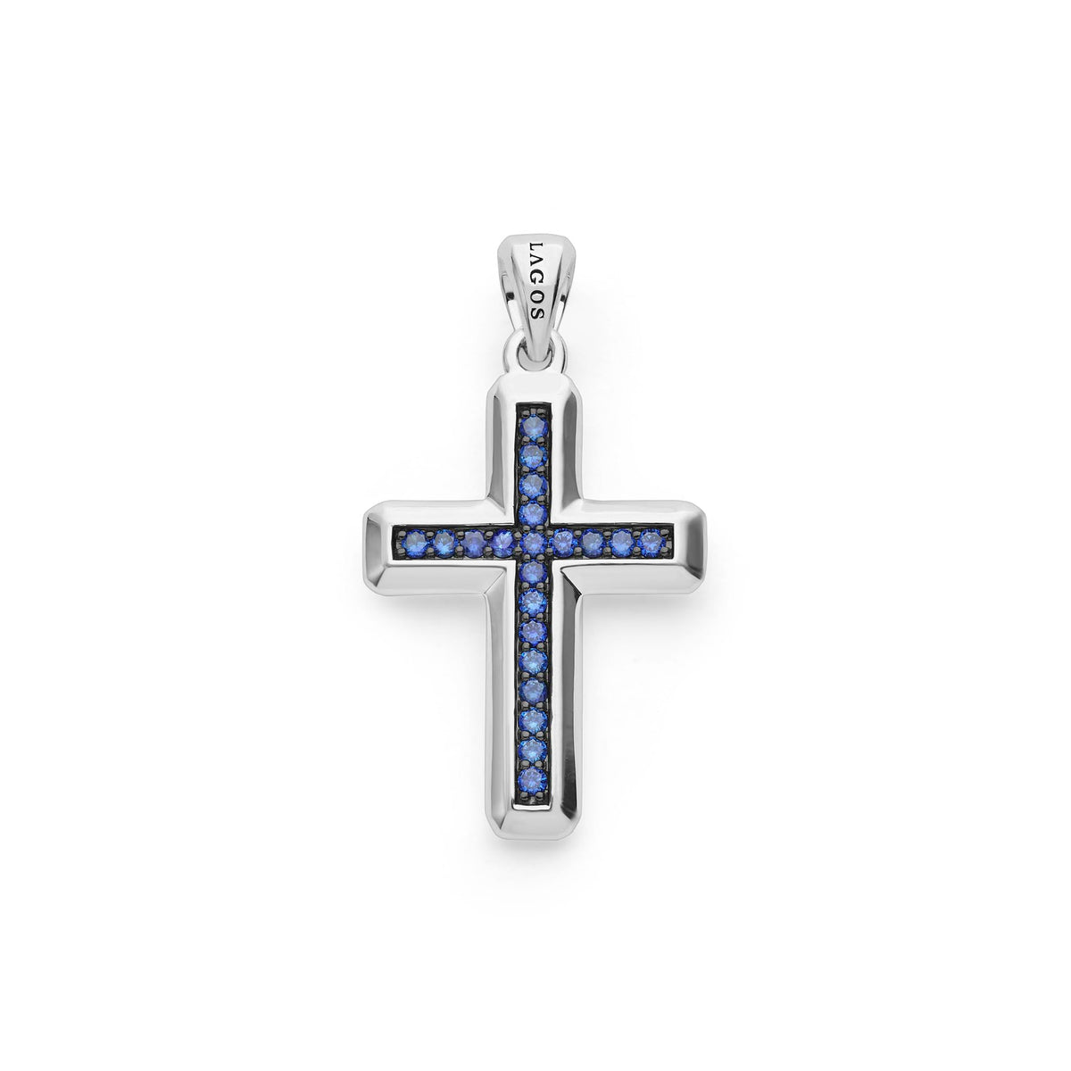 Blue Sapphire Cross Amulet | LAGOS Jewelry