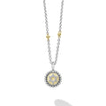 Two-Tone Star of David Diamond Charm Necklace