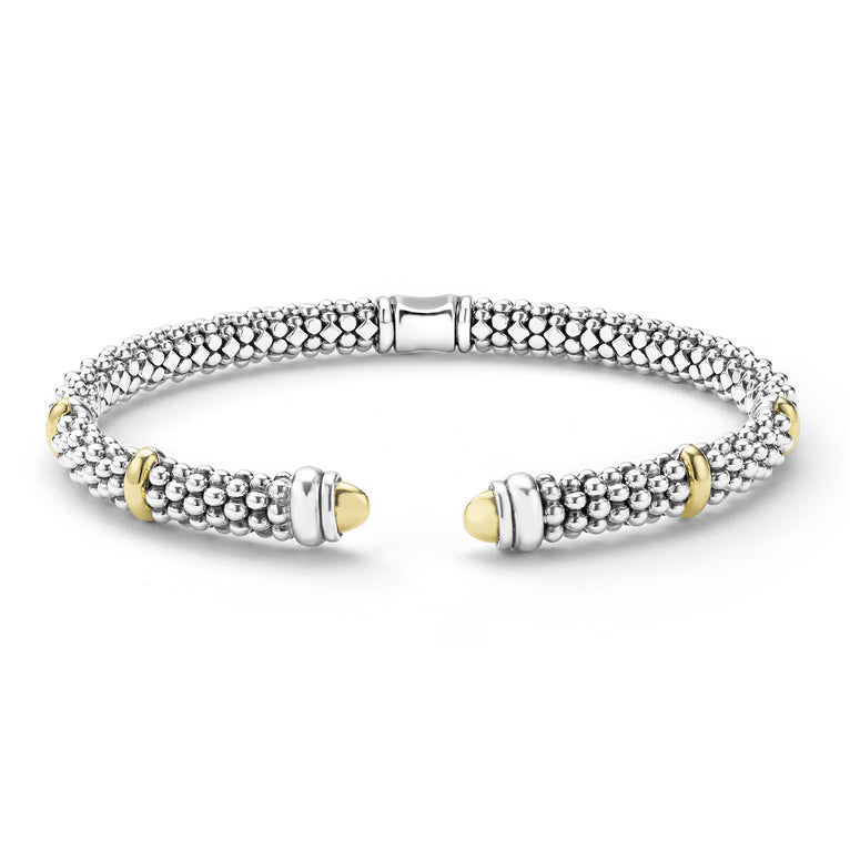 Signature Caviar Two-Tone Caviar Diamond Bracelet Gift Set