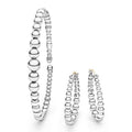 Silver Beaded Bracelet & Earring Gift Set
