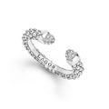 Signature Caviar Sterling Silver Diamond Mini Versa Ring & Bracelet Gift Set