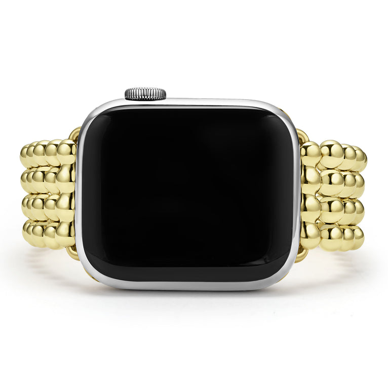 Smart Caviar 18K Gold Infinite Caviar Beaded Watch Bracelet - 38-45mm