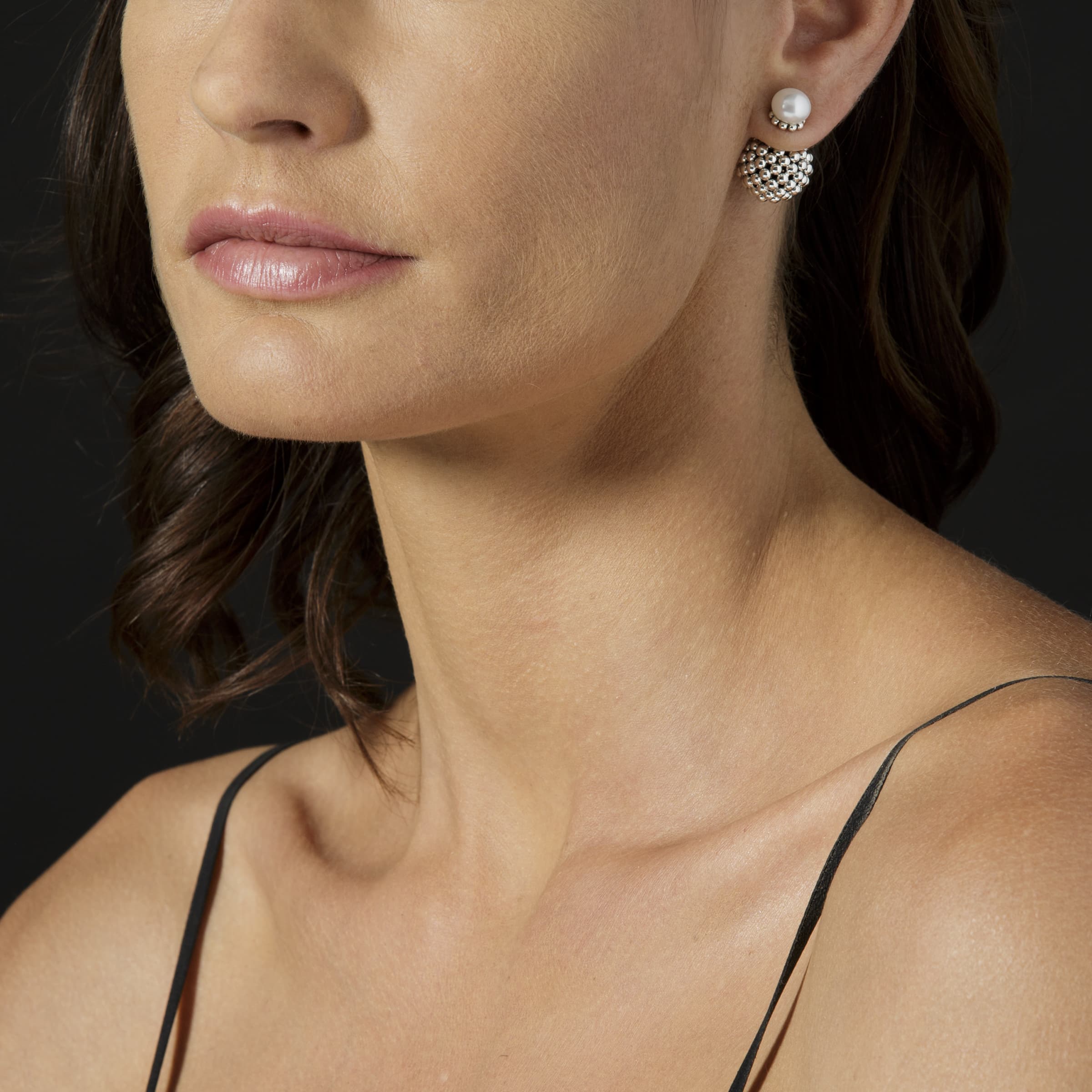 Signature Caviar Beaded Earring Backs
