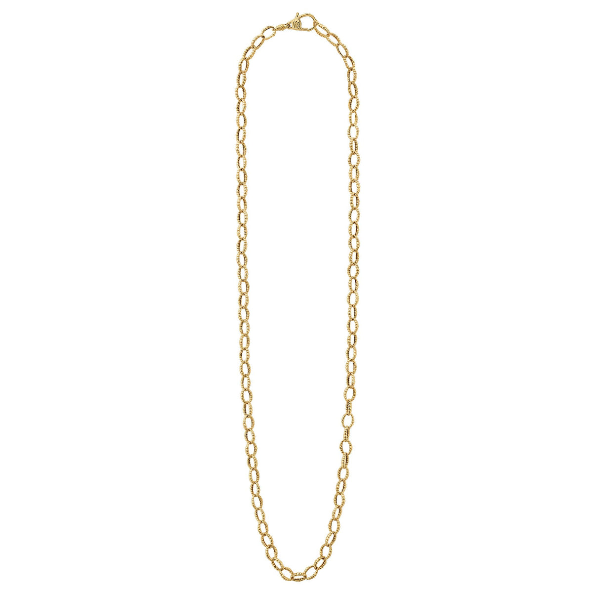 18K Gold Fluted Link Necklace | LAGOS Jewelry