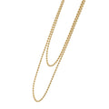 Caviar Gold 18K Gold Beaded Chain Necklace