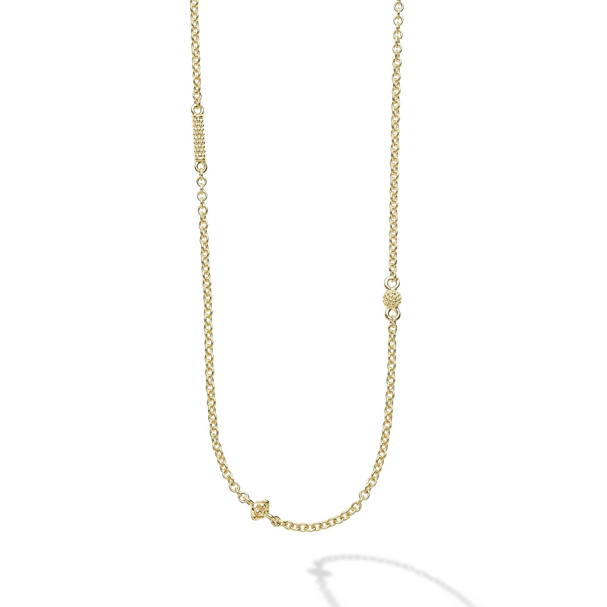18K Gold Icon Station Chain Necklace| LAGOS Jewelry