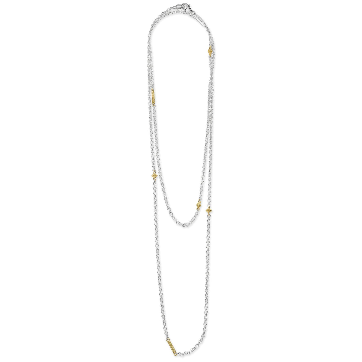 Caviar Icon 32 Inch Two-Tone Caviar Chain Necklace – LAGOS