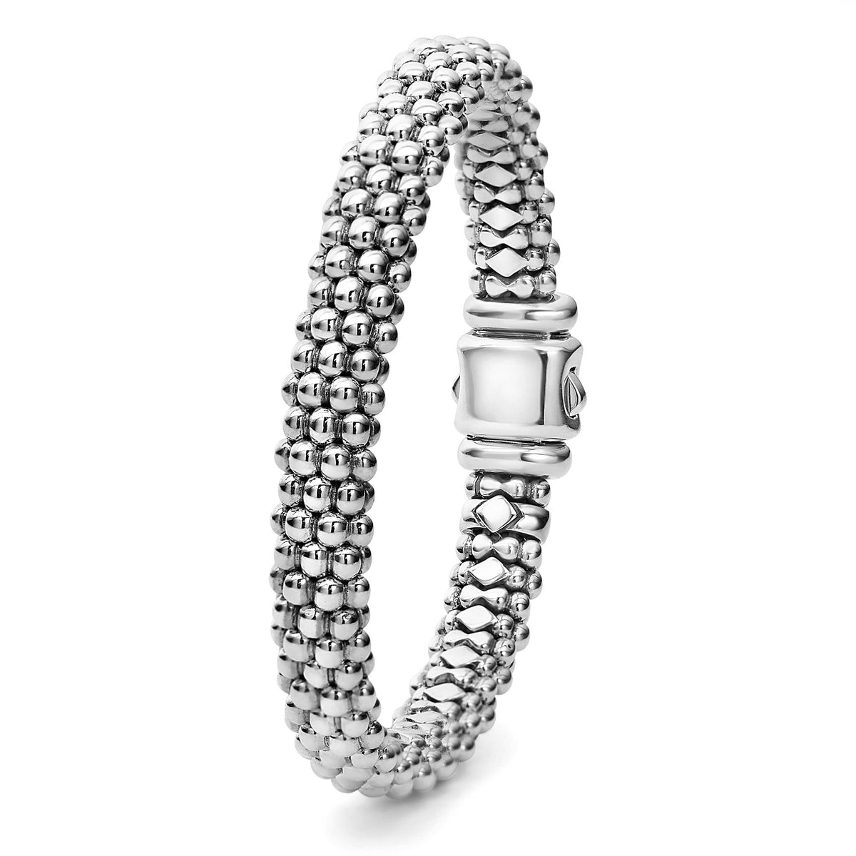 Sterling Silver Caviar Beaded Bracelet 9mm | LAGOS Jewelry