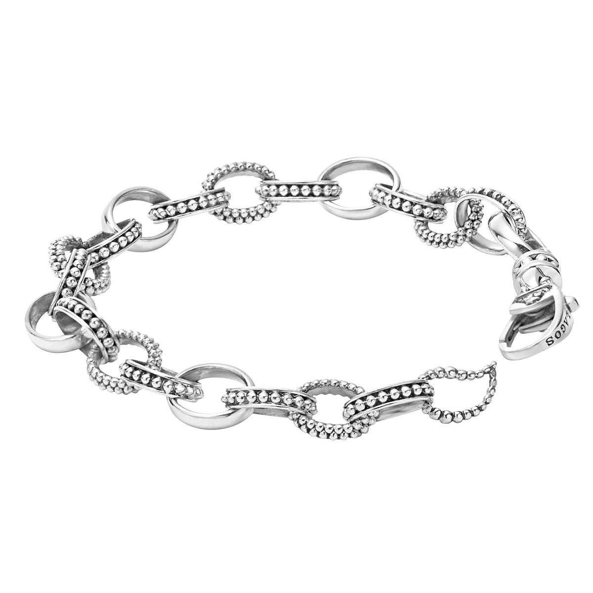 Lagos sterling silver link bracelet on sale
