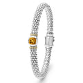 side view of Rittenhouse Citrine Caviar Bracelet 6mm