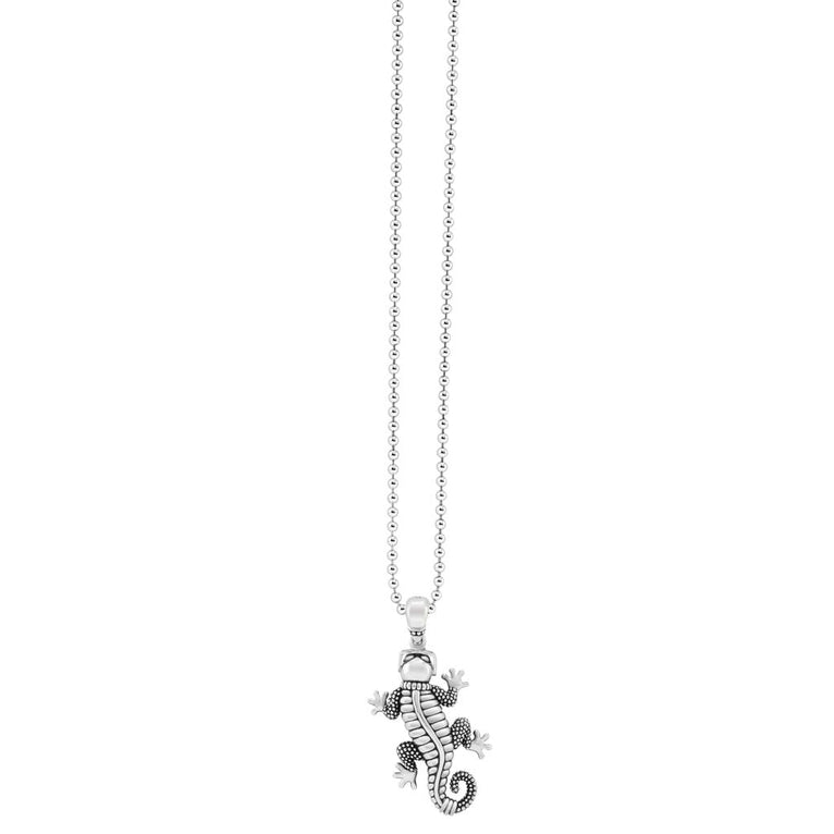 Rare Wonders Gecko Pendant Necklace