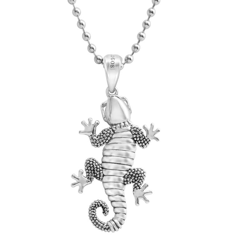 Rare Wonders Gecko Pendant Necklace