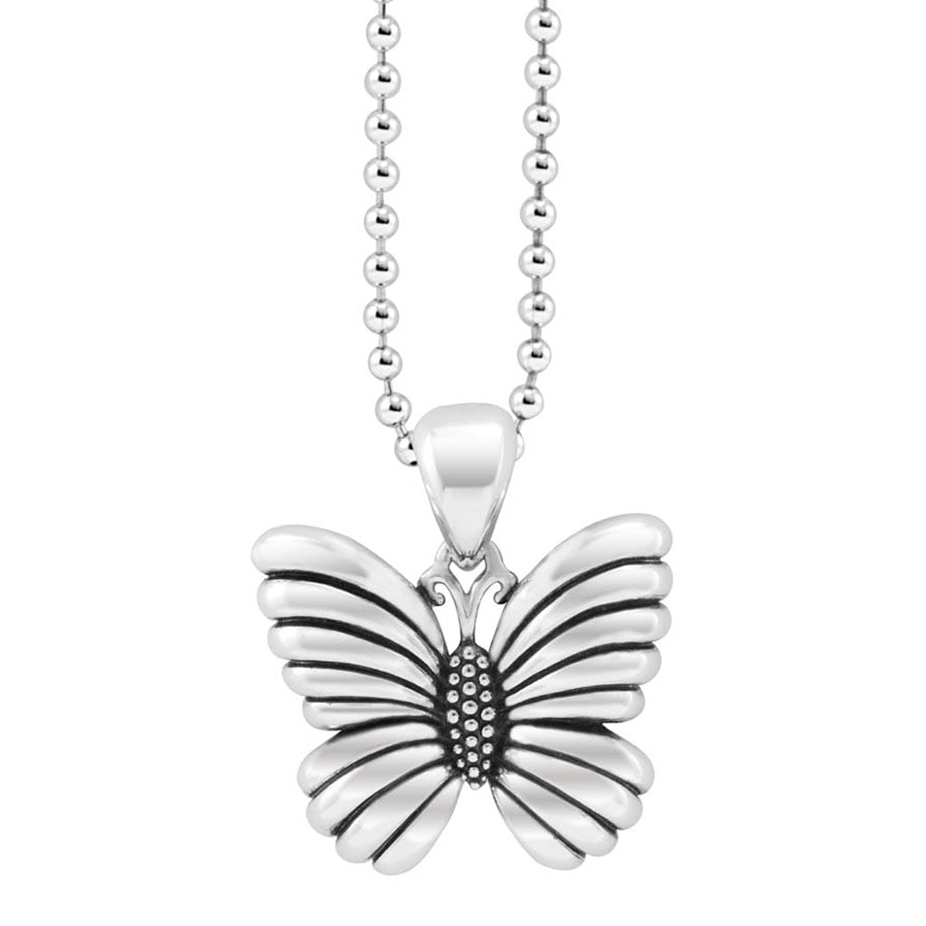 Wear this pendant if you're a flirt. Or give it to someone to say - Carpe Diem! Beautifully crafted of sterling silver finished on a versatile ball chain necklace.