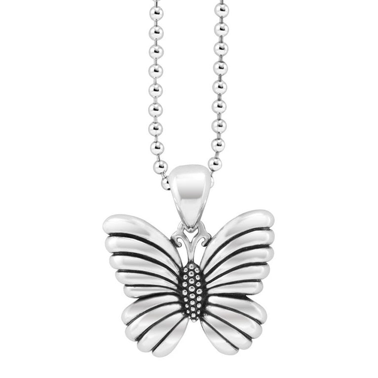 Wear this pendant if you're a flirt. Or give it to someone to say - Carpe Diem! Beautifully crafted of sterling silver finished on a versatile ball chain necklace.