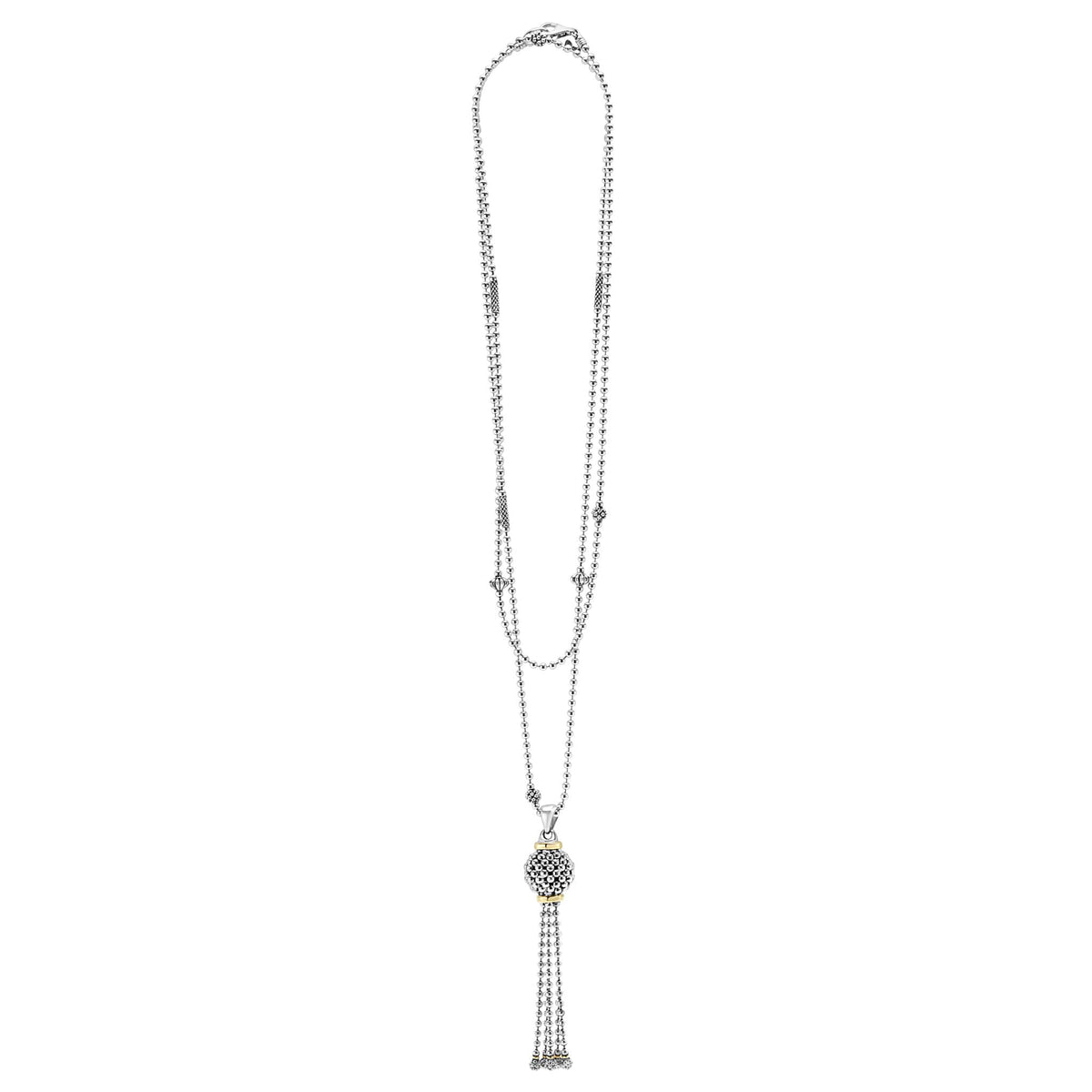 Two-Tone Tassel Pendant Necklace | LAGOS Jewelry