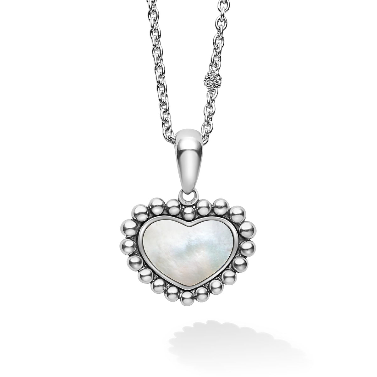 Mother of Pearl Heart Necklace | LAGOS Jewelry