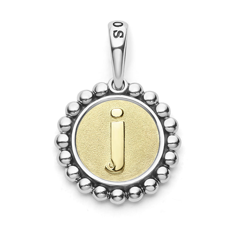 A Signature Caviar sterling silver and 18K gold initial ‘J’ charm. Charm can only be paired with chains 04-80756-ML, 04-80549-ML, 04-80946-ML or 04-10534-ML. Chain sold separately.