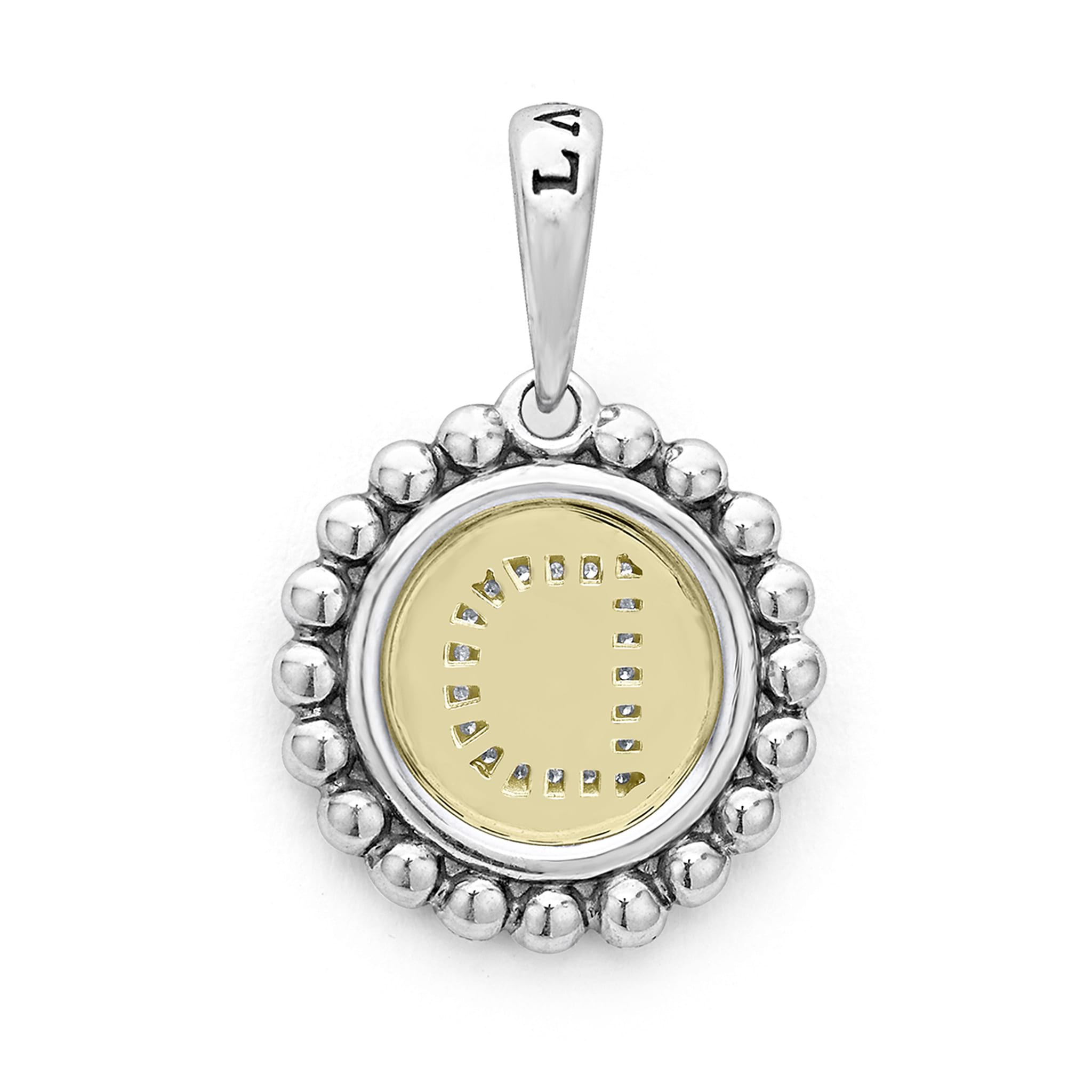 Signature Caviar Diamond D Initial Charm