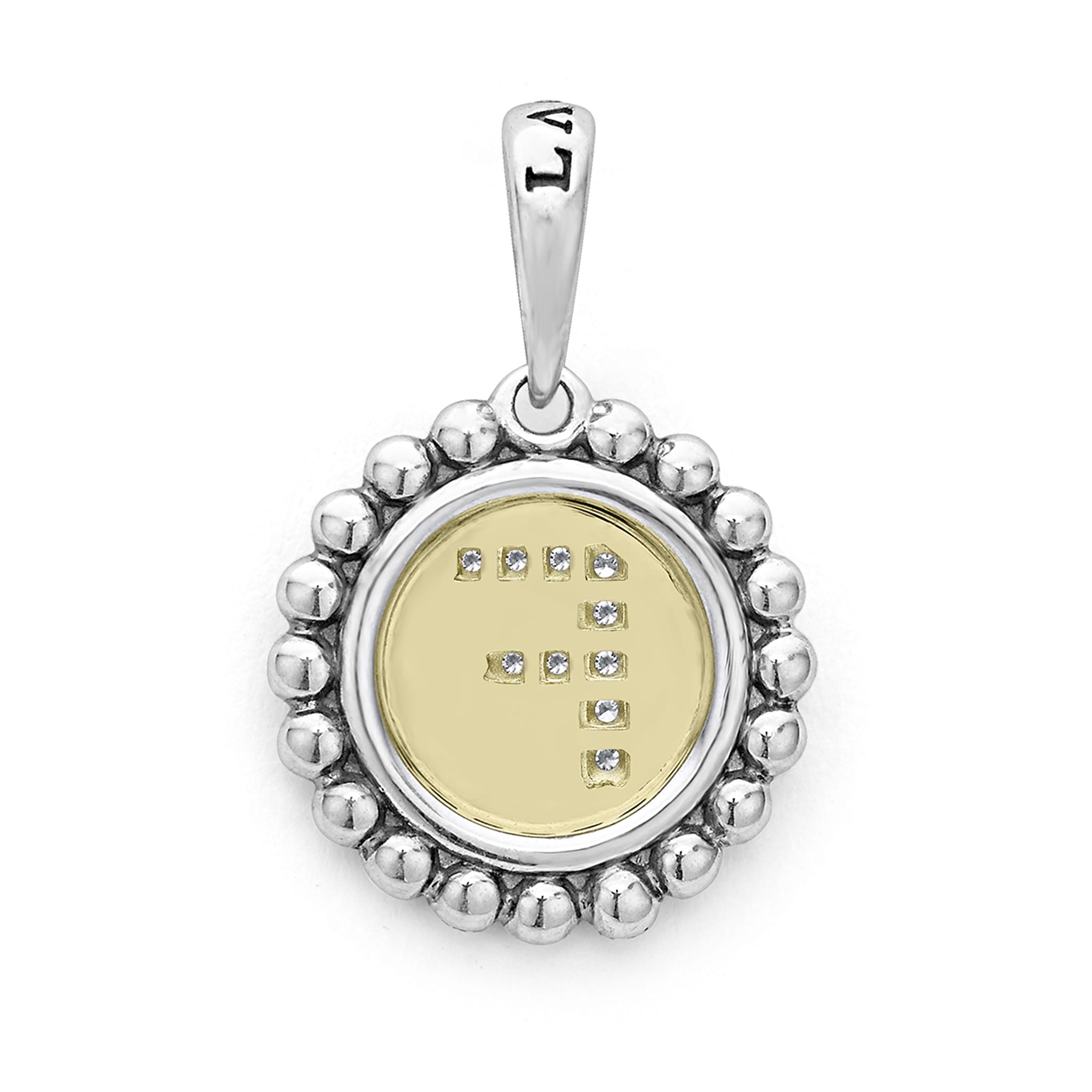 Signature Caviar Diamond F Initial Charm
