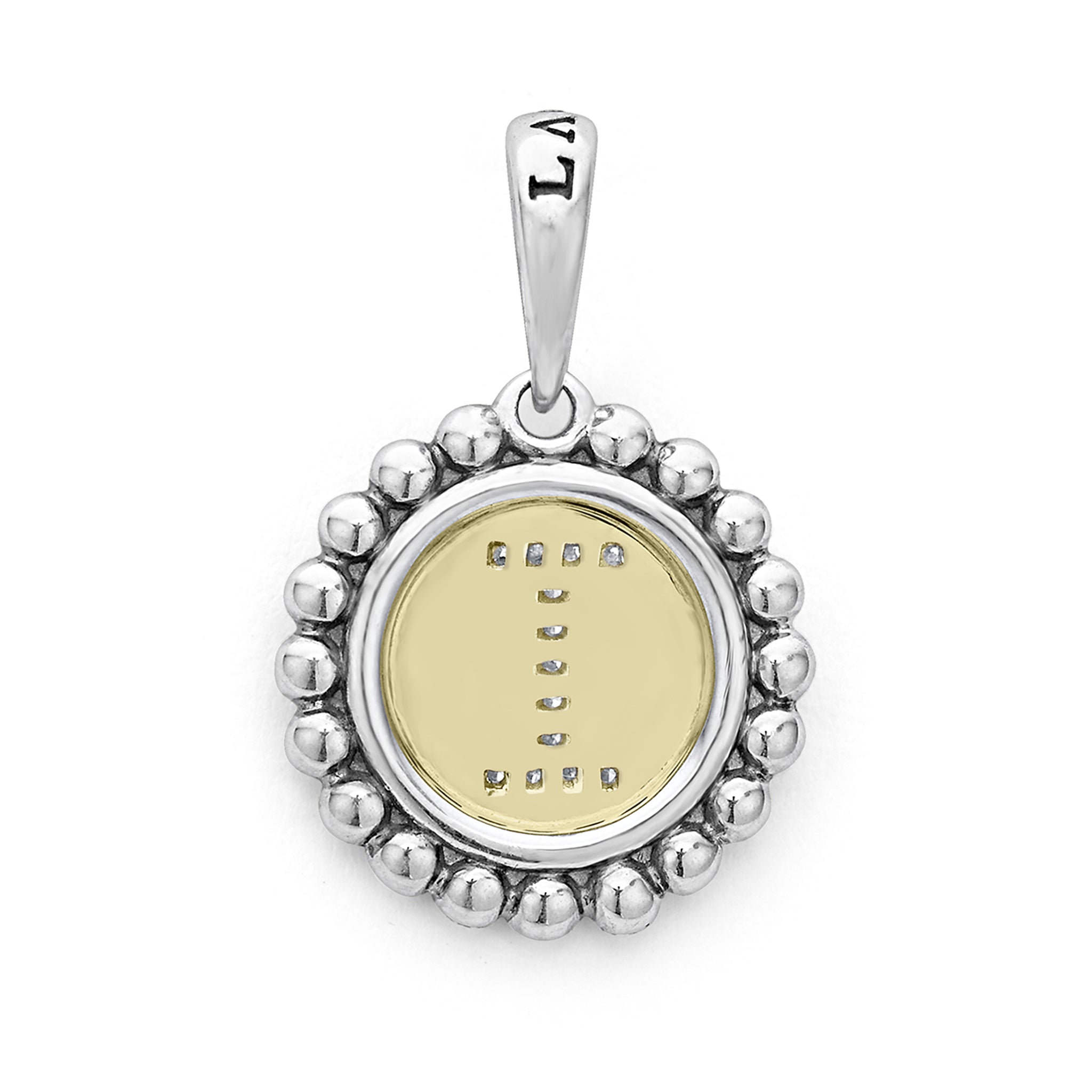 Signature Caviar Diamond I Initial Charm