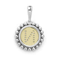 Signature Caviar Diamond N Initial Charm
